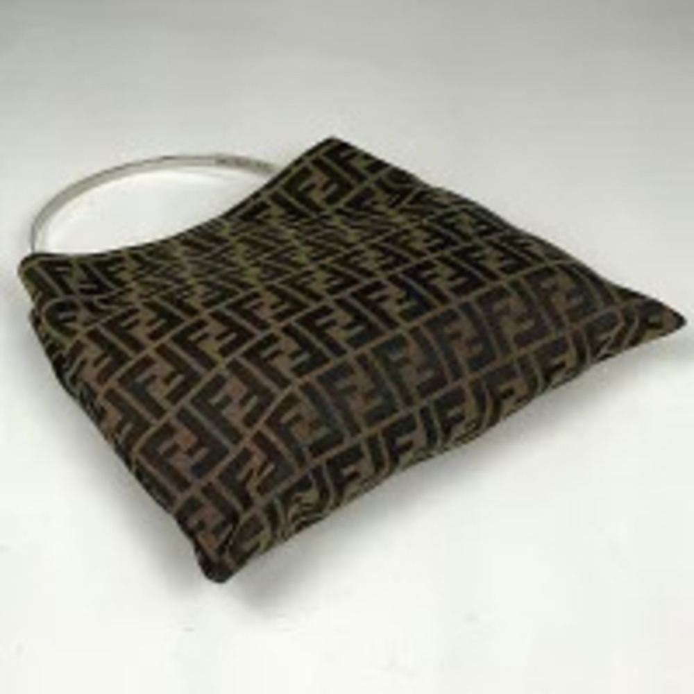 Fendi handbag canvas Zucca brown